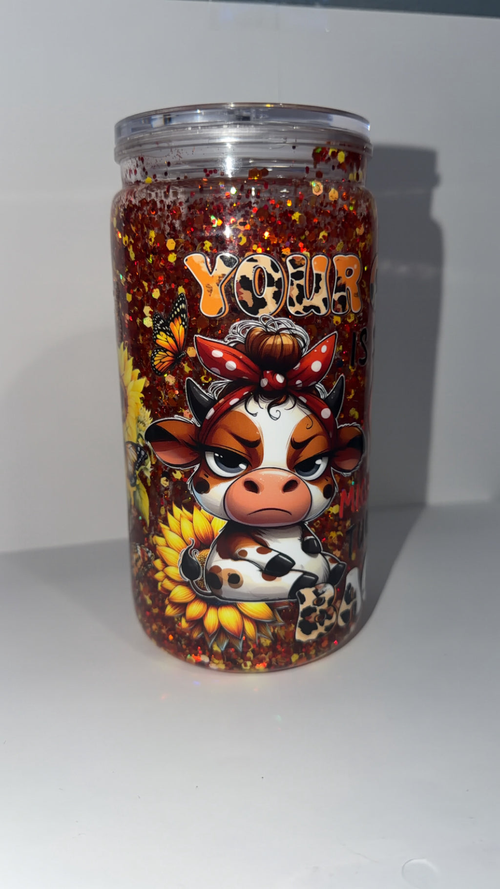 Cow your crazy is showing