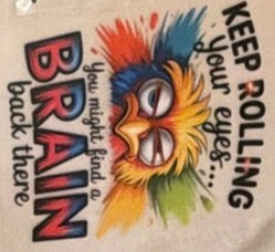 Keep rolling your eyes